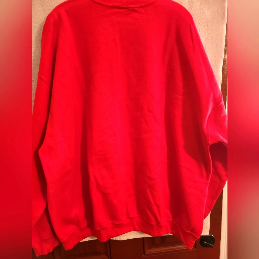 Ho Ho Ho Christmas sweatshirt!  NWOT, men's size 3X #5 - Picture 3 of 4